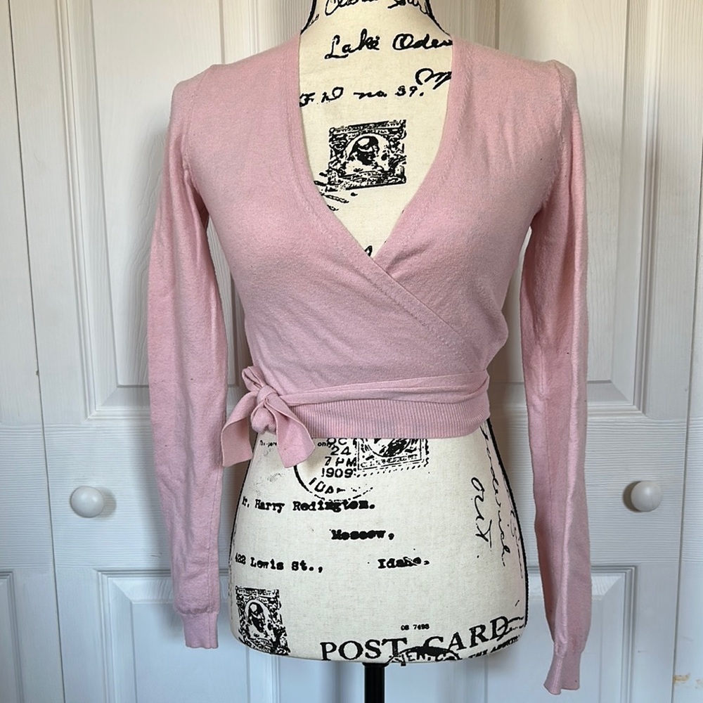 Pink Wrap Top